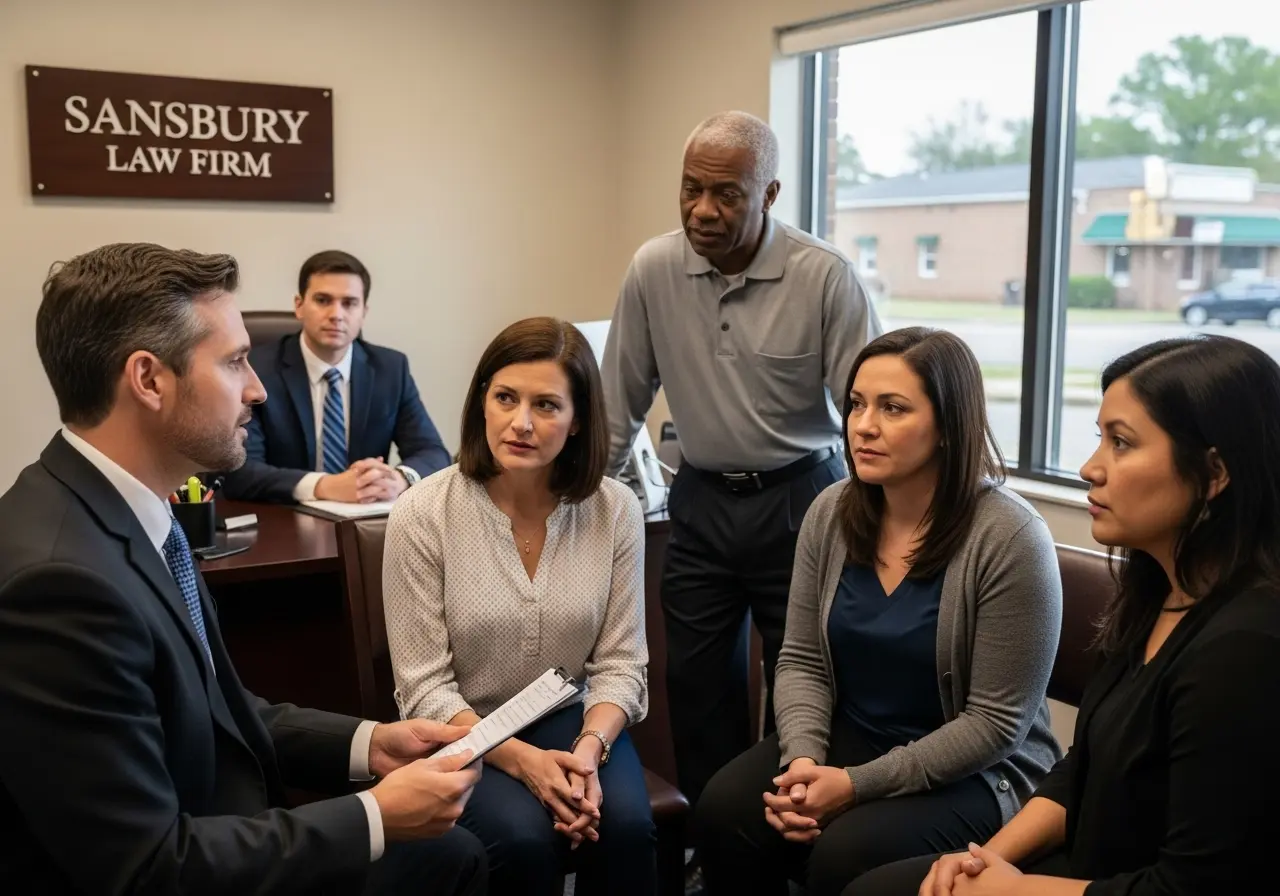 Personal Injury Attorney in Loris, SC A group of people in a law office highlighting services of Personal Injury Attorney in Loris, SC