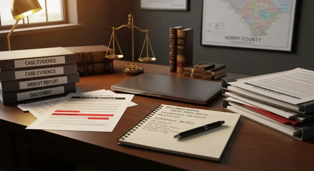 Office representing Myrtle Beach criminal defense lawyer